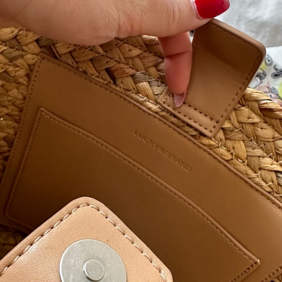 Lucky Brand straw tote BNWT - Picture 4 of 4